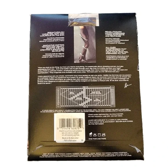 Donna Karan Women's Hosiery Evolution Sandalfoot Chocolate Medium 0B529 - Picture 4 of 5